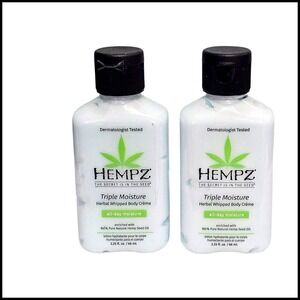 Hempz Triple Moisture Herbal Whipped Body Creme All-Day Moisture 2.25 fl oz